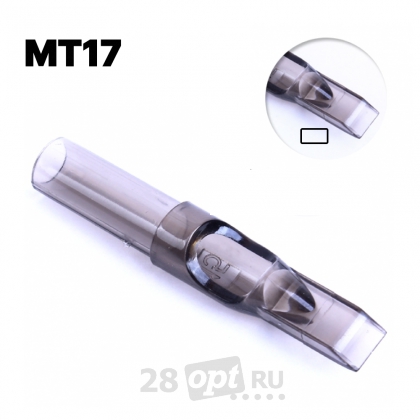 Тату-наконечник Flat Professional Tip 4, Wild Storm, коробка 50 шт.