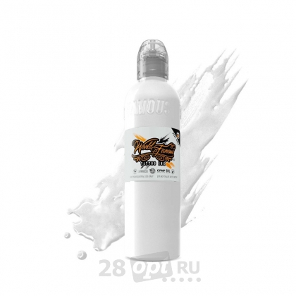 Краска для художественной татуировки World Famous Tattoo Ink, White House, 120 мл