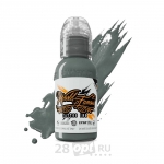 Краска для художественной татуировки World Famous Tattoo Ink, Green River Gray, 30 мл