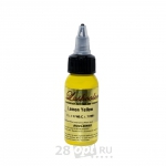 Уцененный товар Краска для художественной татуировки LushColor, Lemon yellow, 30 мл