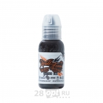 Краска для художественной татуировки World Famous Tattoo Ink by Michele Turco, Deep Brown, 30 мл