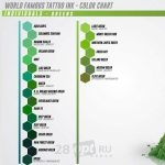 Краска для художественной татуировки World Famous Tattoo Ink, Oleg Deep Green, 30 мл